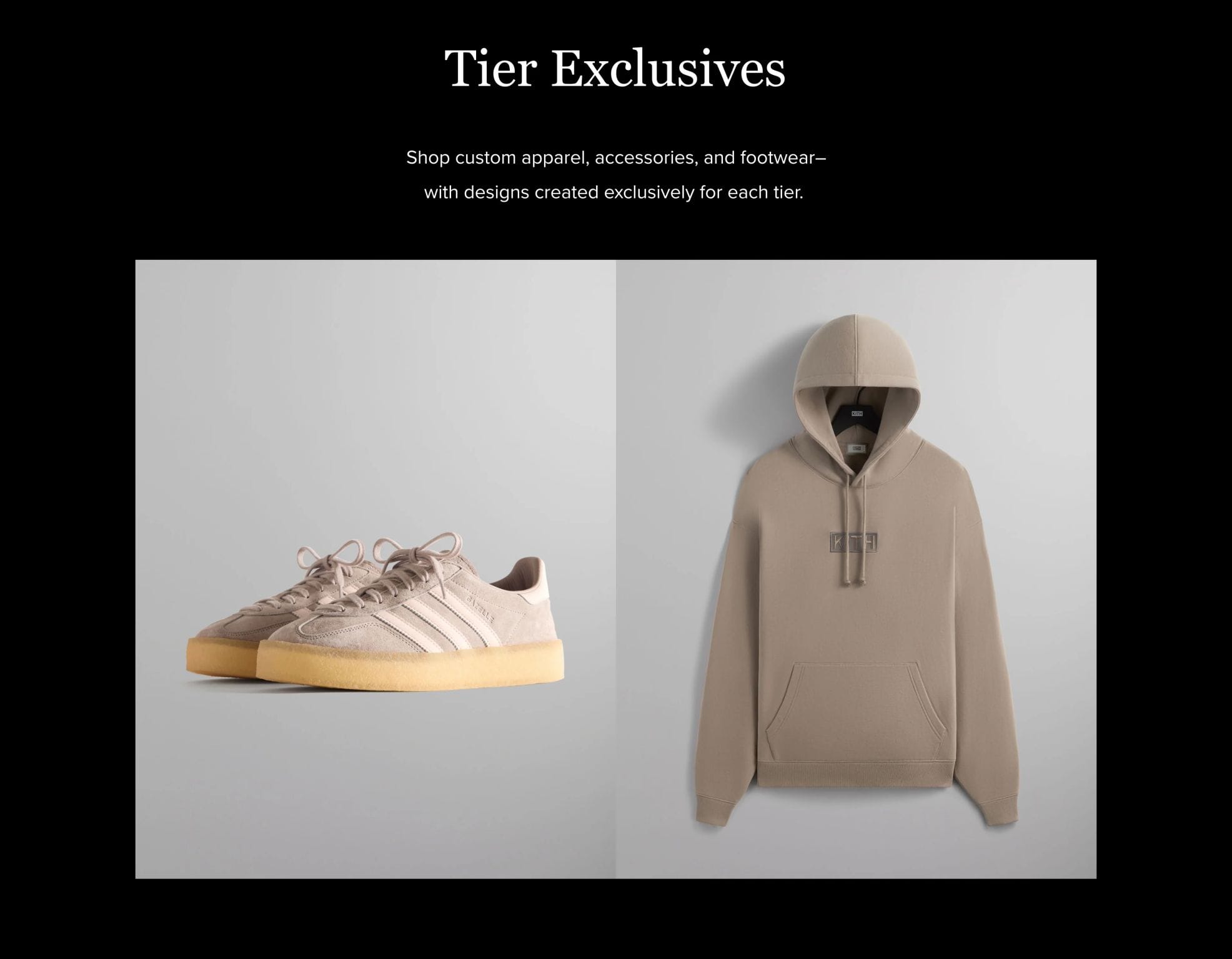 A preview of some tier exclusives from the new KITH loyalty program.